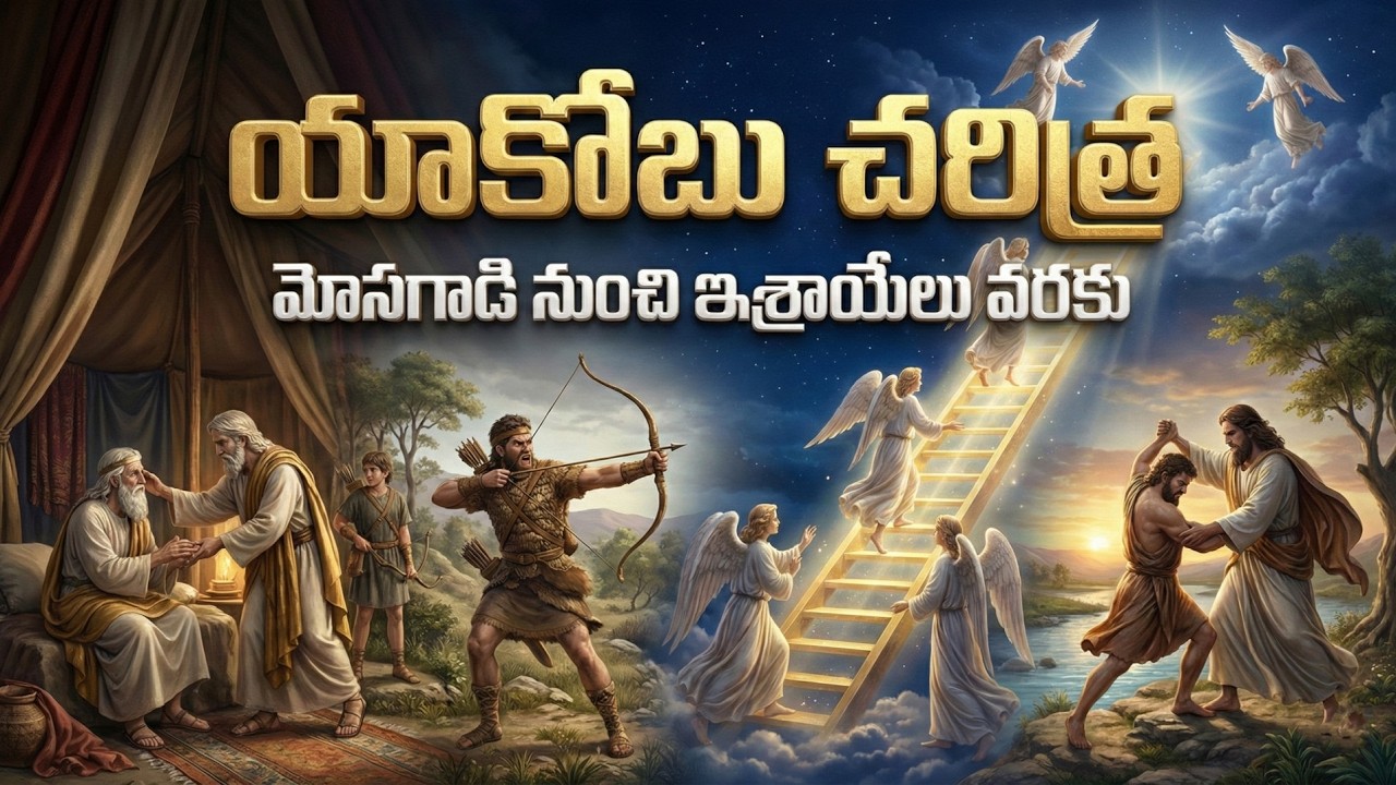 మోసగాడి నుంచి ఇశ్రాయేలు వరకు – యాకోబు అద్భుత జీవితం.#JacobLife#JacobToIsrael#BibleStoryTelugu