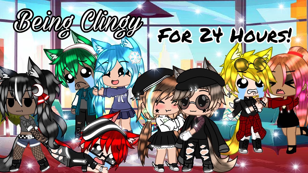 Being Clingy For 24 HOURS! || Gacha Club || Endercree226 ||