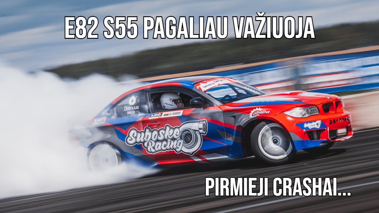 Pirmieji E82 S55 testai - debiutas PRO LYGOJE