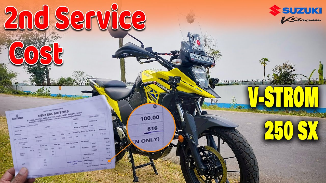 Suzuki V-Strom 250 SX 2nd Service Experience | Handle issue Resolve ❓❔