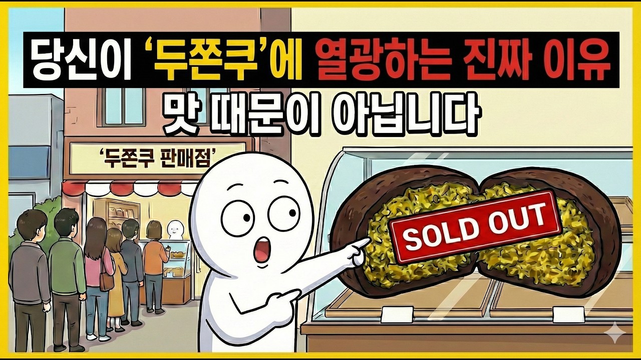 새벽 4시부터 줄 서서 산 '두쫀쿠', 맛 때문에 먹는 게 아닙니다 (충격적인 이유)