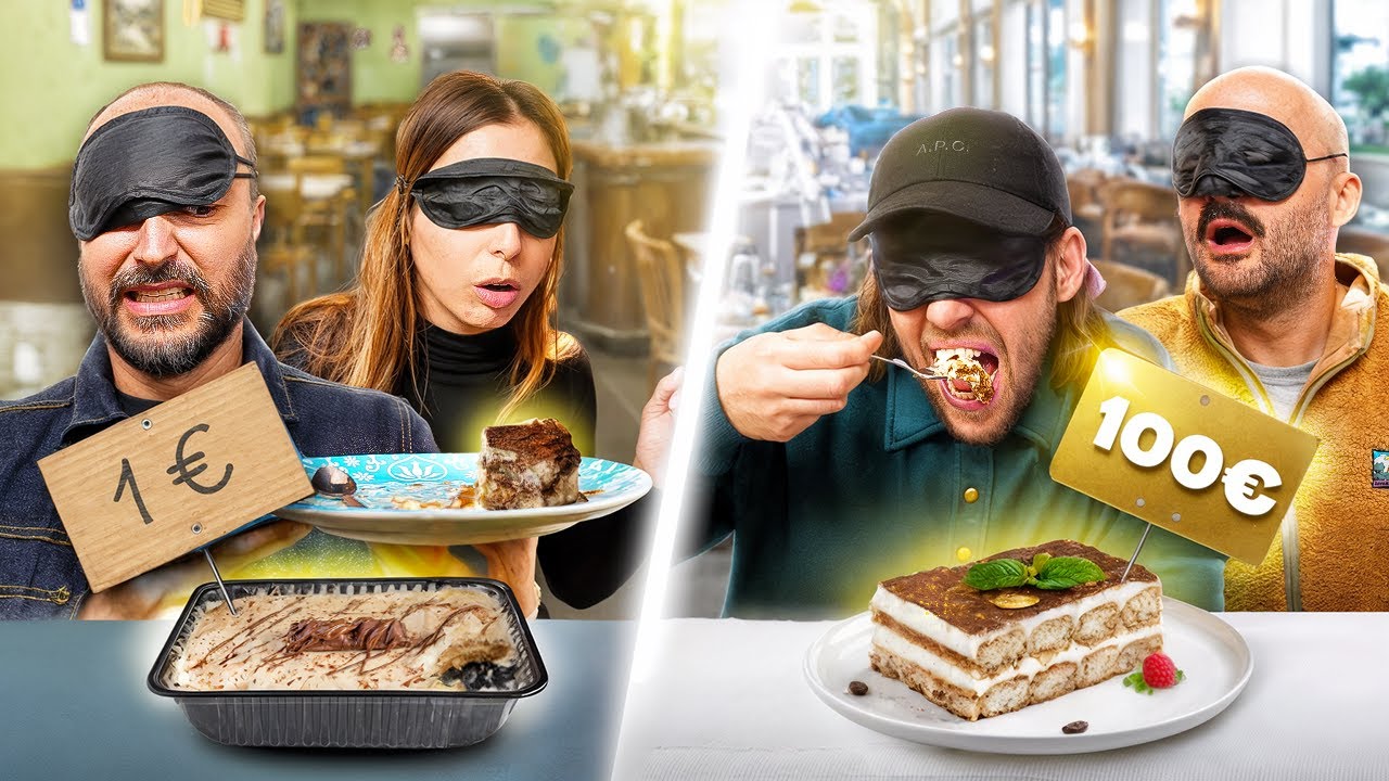 Plats &agrave; 1&euro; VS Plats &agrave; 100&euro; : D&eacute;gustation &agrave; l'aveugle !