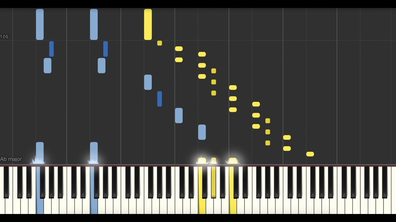 Séoul  - Sofiane Pamart (Synthesia Tutorial | Official Sheet)