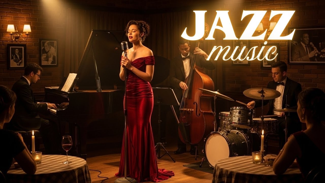 🌙 Late Night Jazz Music in a Cozy Club Atmosphere 🍷✨