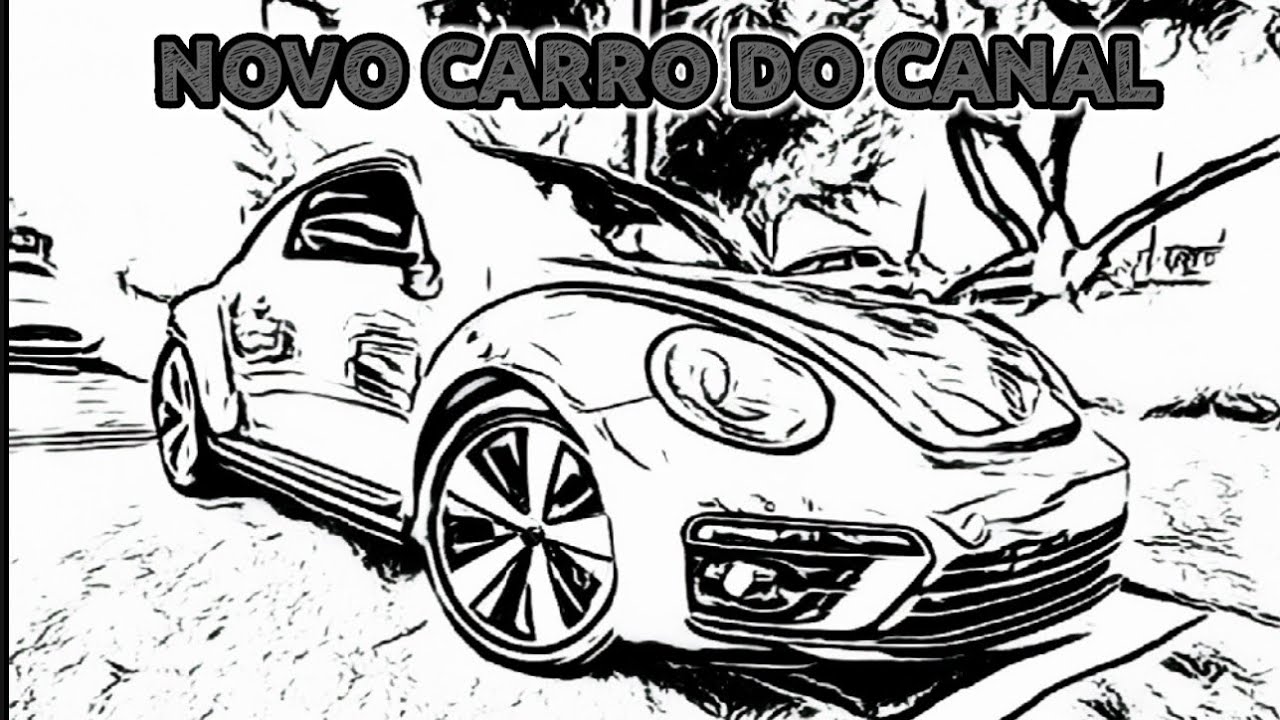 Porsche 911 da Volkswagen! Fusca Tsi Marrom Toffe Parachoque Rline Único no Brasil!