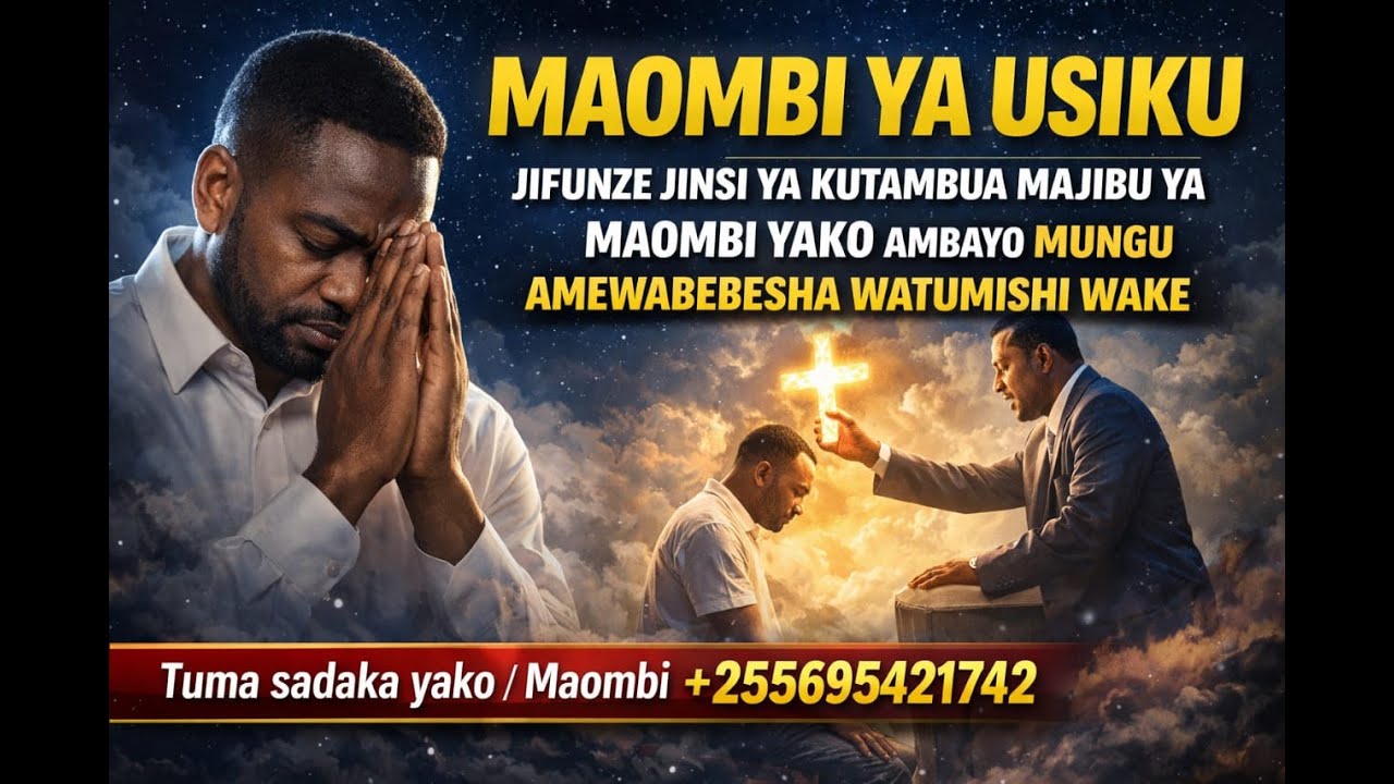 JIFUNZE JINSI YA KUTAMBUA MAJIBU YA MAOMBI YAKO AMBAYO MUNGU AMEWABEBESHA WATUMISHI WAKE