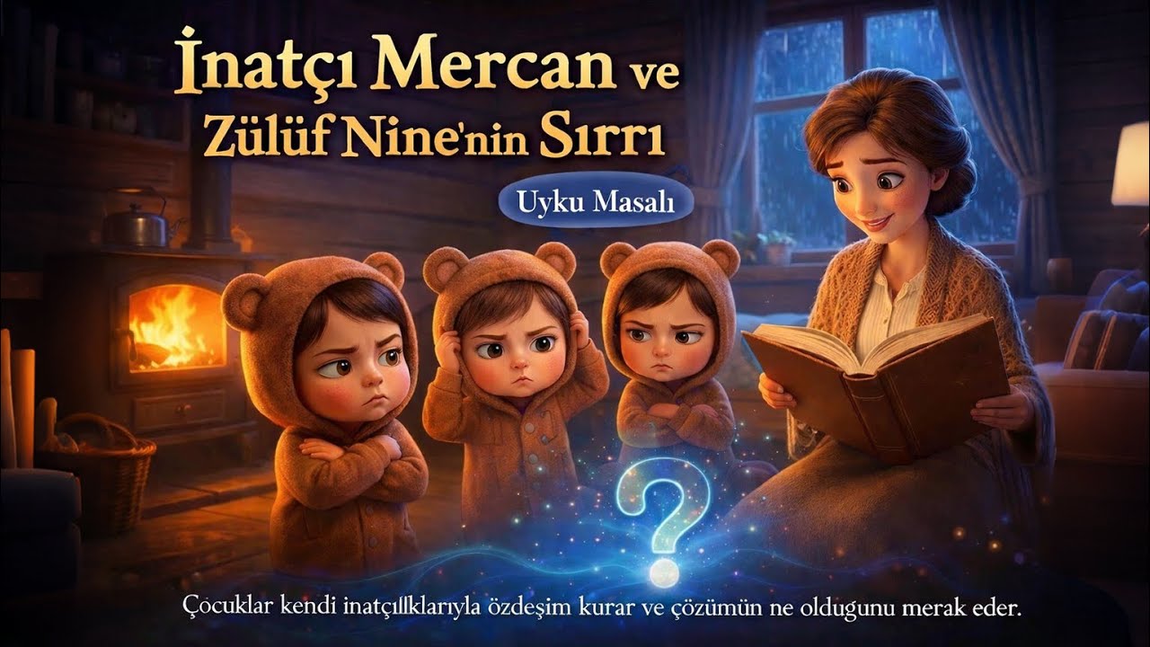 İnatçı Mercan ve Zülüf Nine'nin Sırrı | Saç Taramayı Sevdiren Eğitici Uyku Masalı (18 Dk)