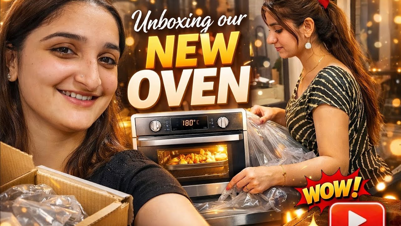 SURPRISE! WE GOT A BRAND NEW OVEN🎁🔥 | UNBOXING TIME🤩|SO HAPPY🥳