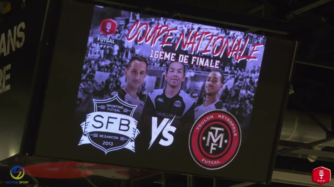 Sporting Futsal Besançon / Toulon Metropole Futsal (Coupe Nationale) : revivez le résumé des 16èmes