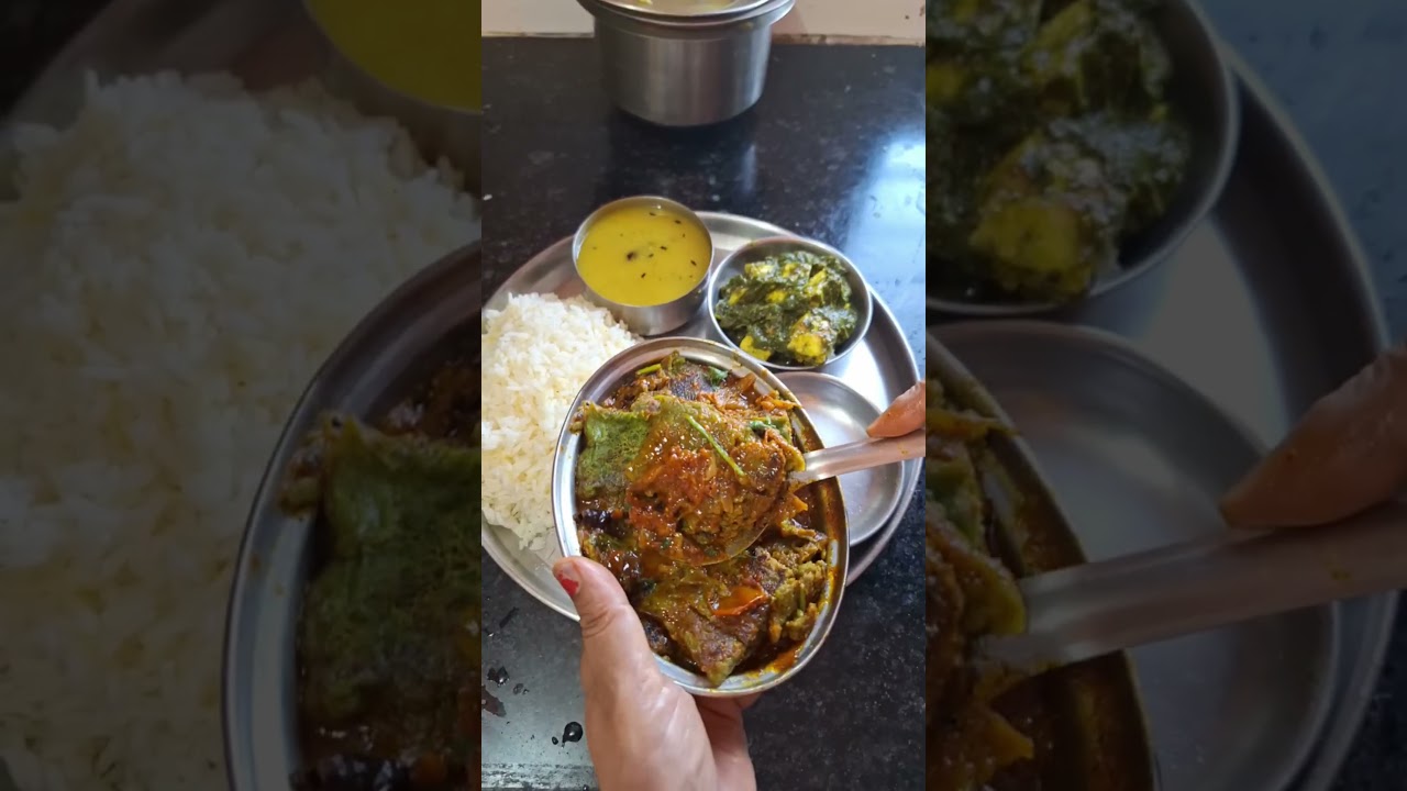 everyday day lunch thali idea #foodindia #foodie #food #shortsviral