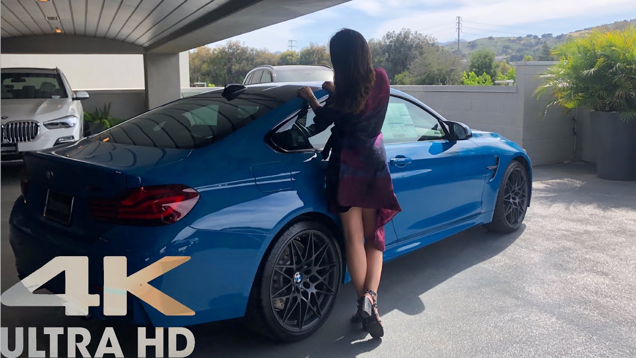 4K Video 2020 M4 Edition M HERITAGE Laguna Seca Blue exhaust sounds, walk-around and BTS with Lauren