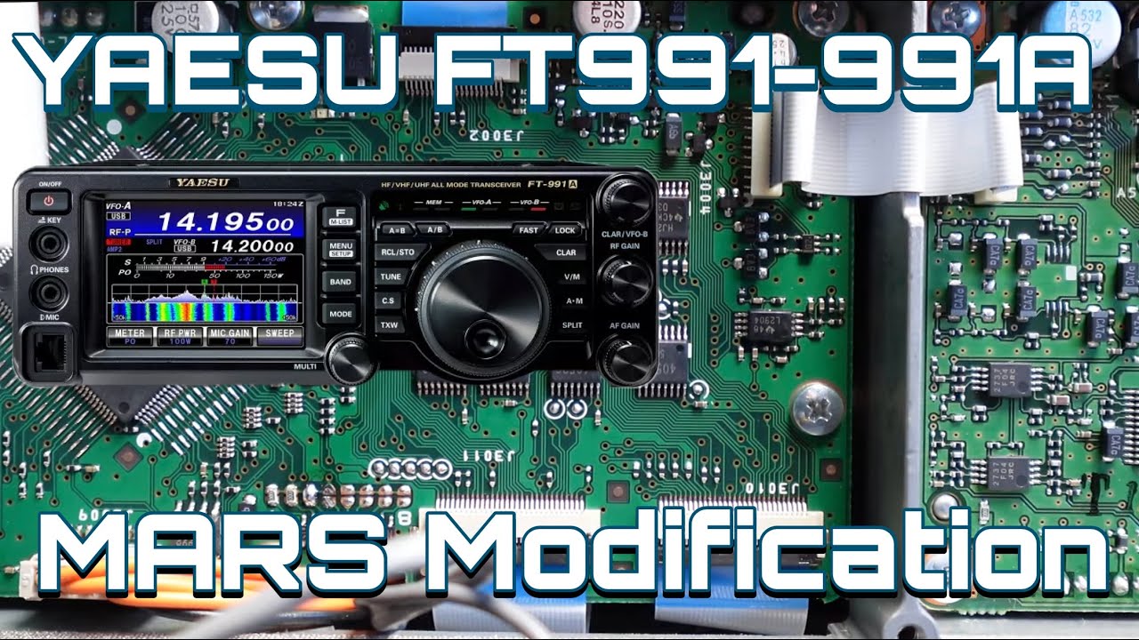 YAESU FT991/991A MARS/TX Frequency Expansion Modification