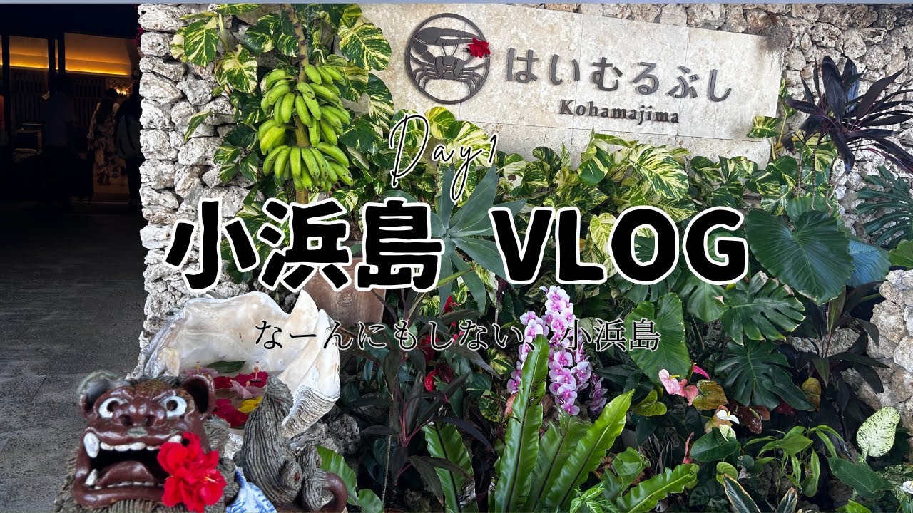 【沖縄 小浜島】あの！ちゅらさんの小浜島へ！憧れのはいむるぶしに泊まった！！！【離島って最高】