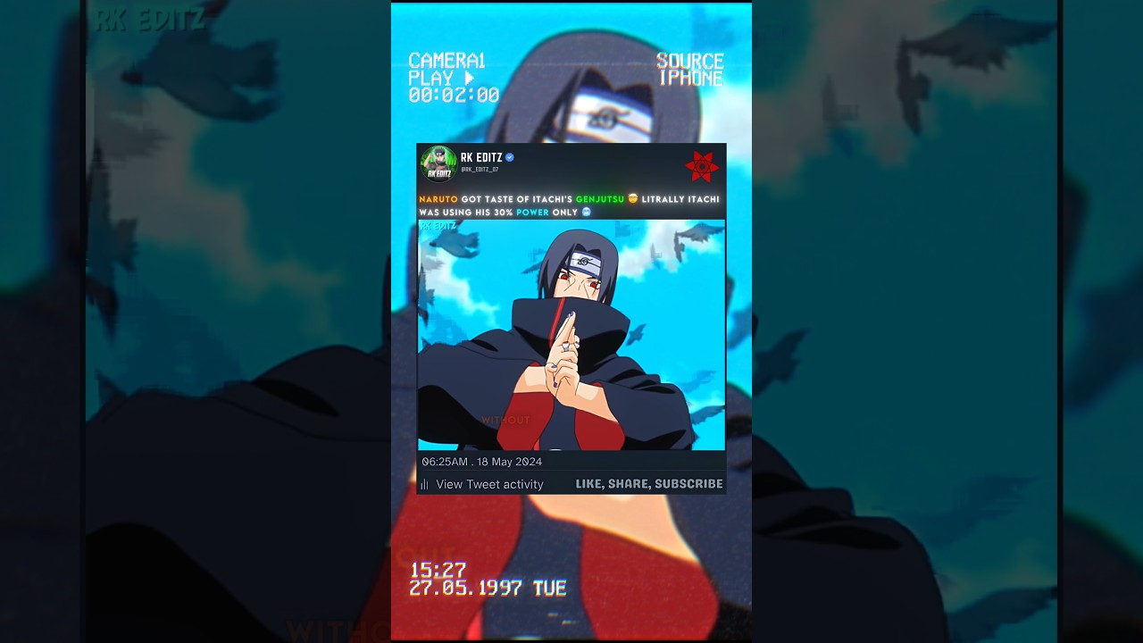 Itachi's Terrifying Genjutsu 🥶🤯