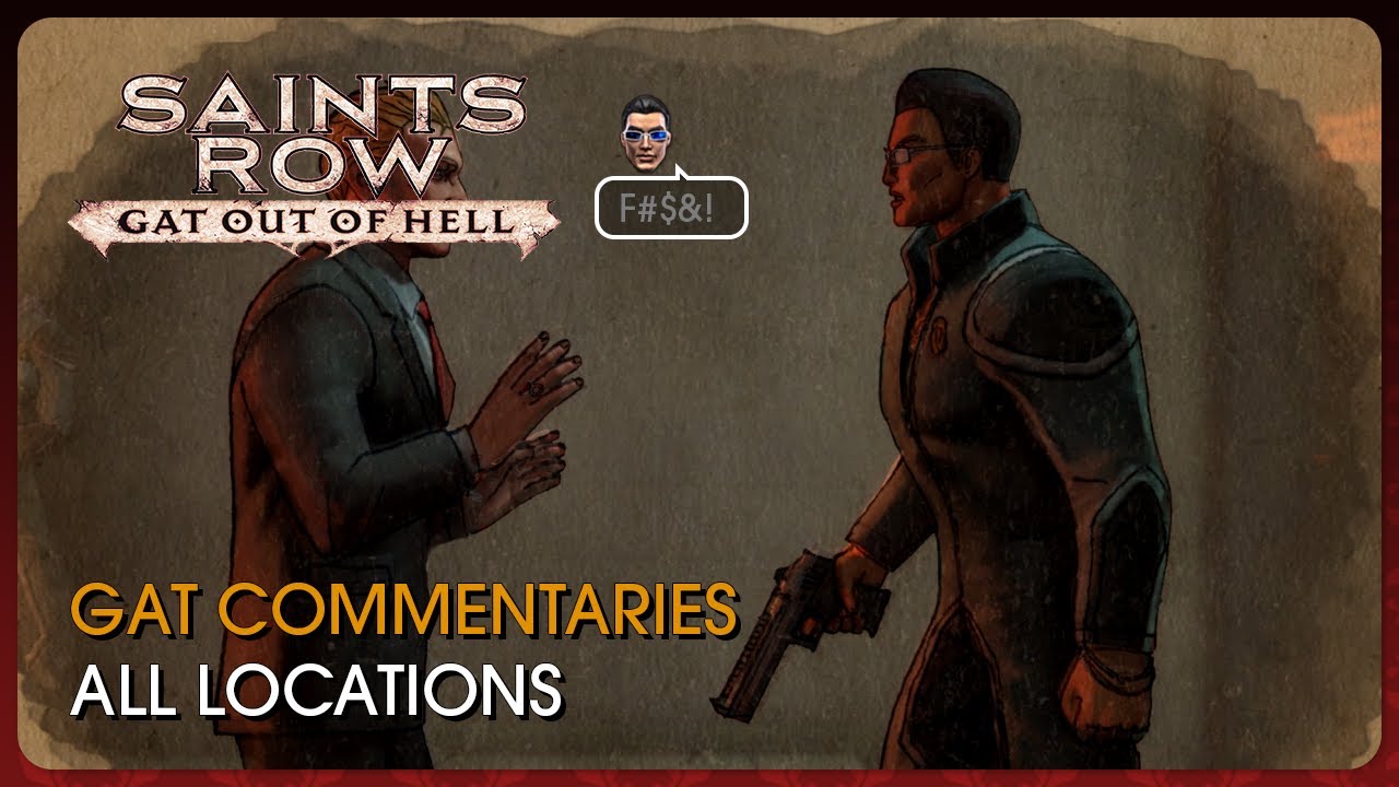 Saints Row Gat out of Hell - All 30 Gat Commentary Locations (Find All Commentaries Challenge Guide)