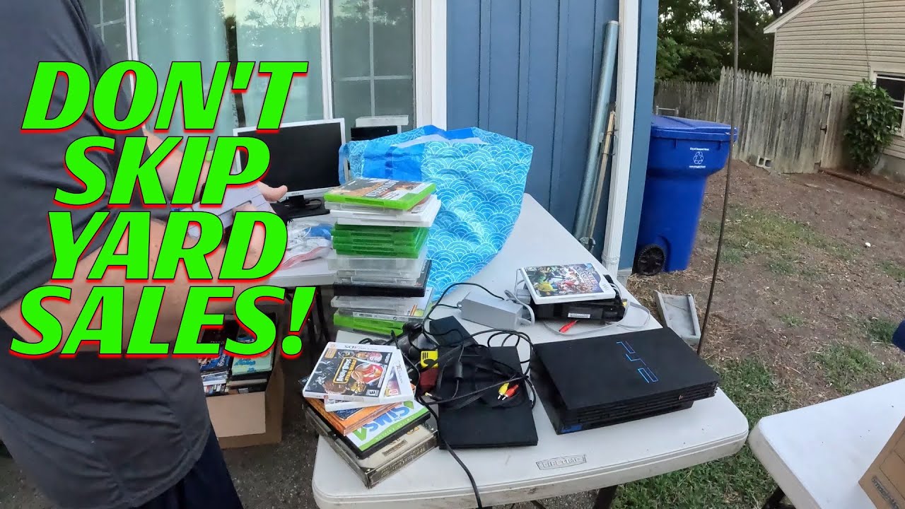 Ultimate Yard Sale Finds!! Retro Video Games and Pokemon cards!!! Vintage Nintendo Games! 