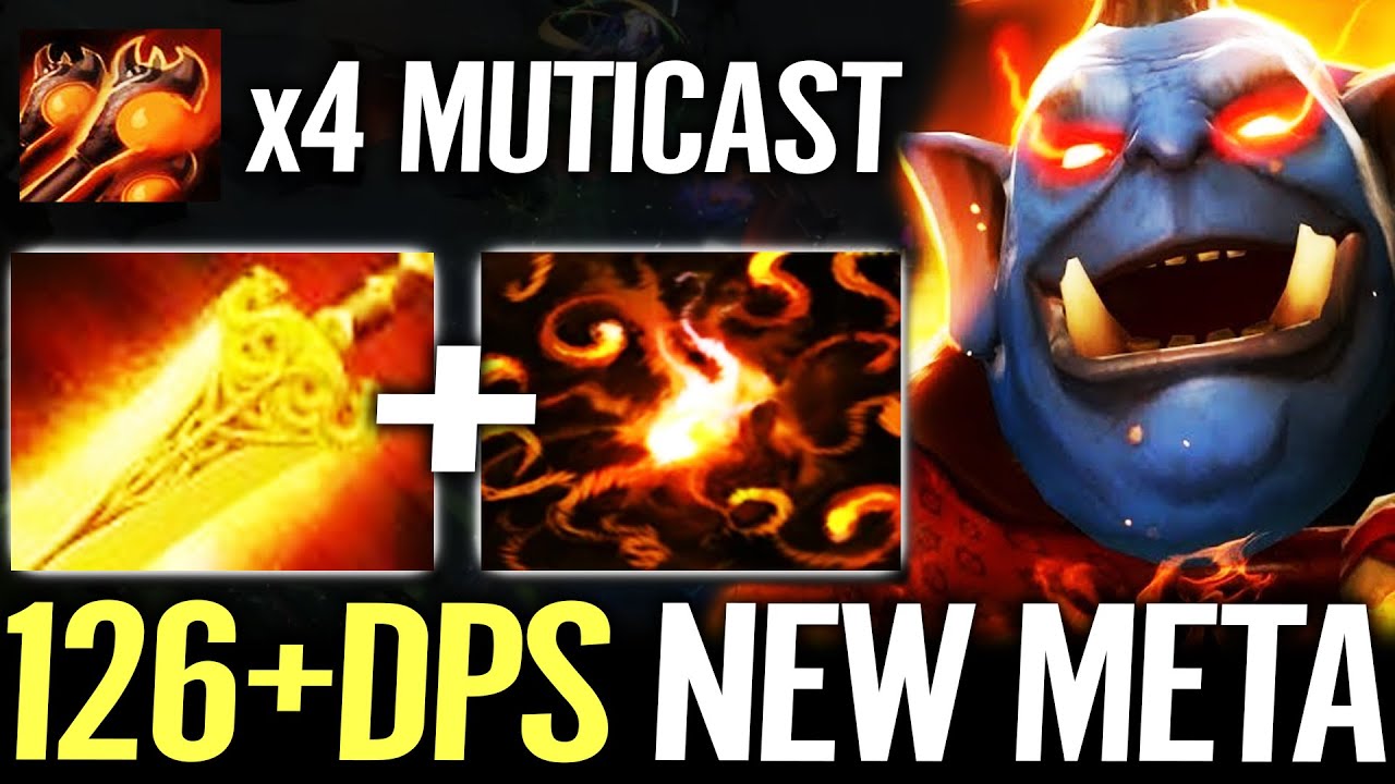 🔥 OGRE MAGI 126+ DPS Radiance + Ignite NEW META &mdash; 4x Multicast Spam 100% PL Counter Dota 2 Pro