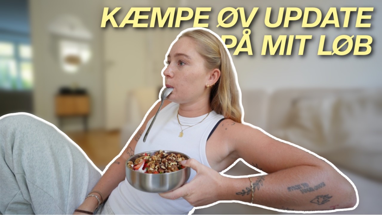 UPDATE P&Aring; MIT L&Oslash;B OG TAGER  TIL AARHUS MED SARAH *vlog*