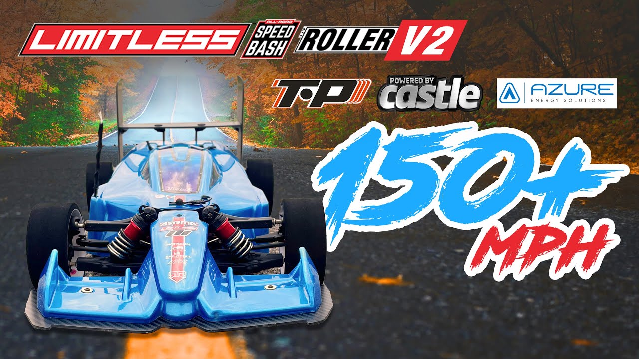Arrma Limitless BREAKS PAST 150MPH | TP4070 2200KV, XLX2, 2x Azure 4S 9000mah