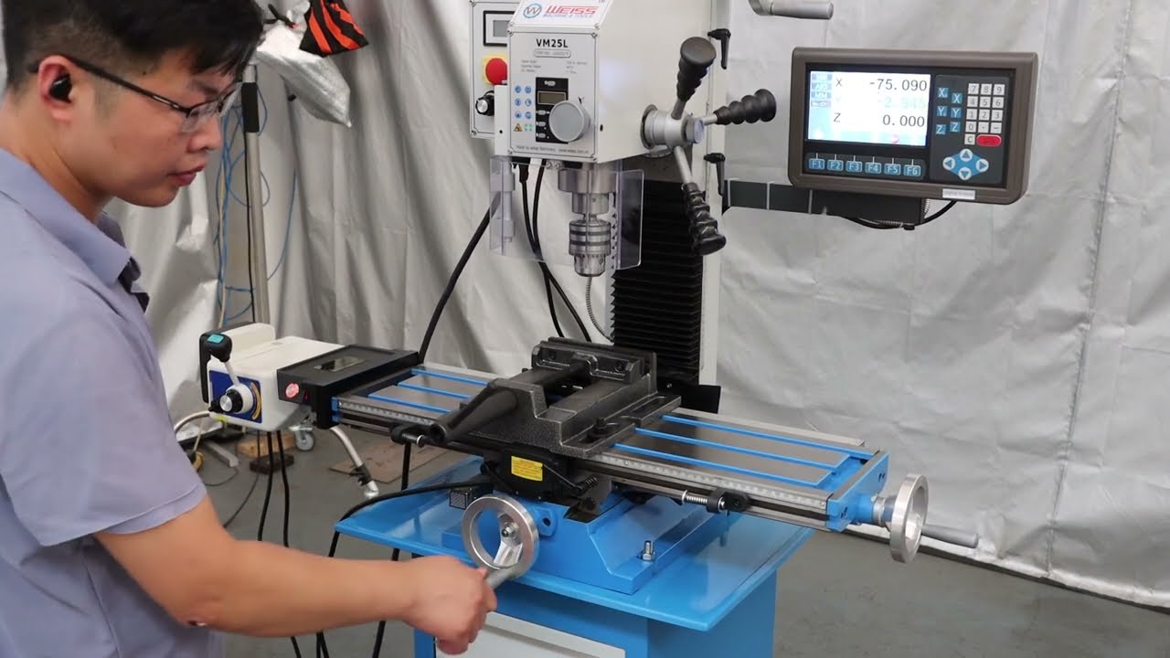 WEISS VM25L DRO Power feed Milling Machine 2025