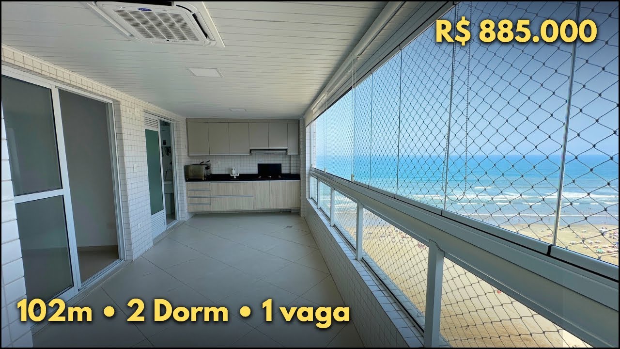 #393 VENDIDO ✅ APARTAMENTO COM 2 DORMITÓRIOS FRENTE MAR EM PRAIA GRANDE - AVIAÇÃO | Alto Padrão