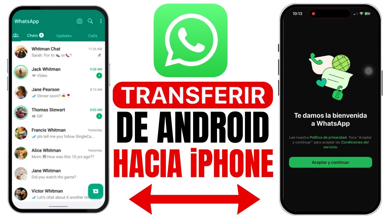 ¡No necesitas PC! Transfiere WhatsApp de Android a iPhone con la aplicación WatsGo