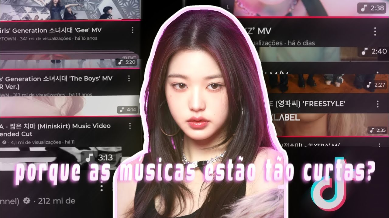 Por que as músicas de kpop estão tão curtas?