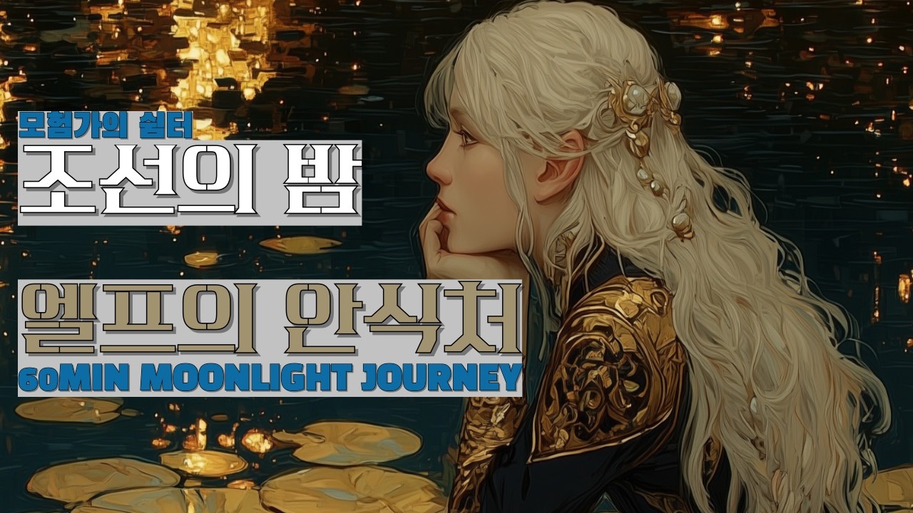 [Dimension #03] The King's Moonlit Sanctuary | 달빛 아래 조선 궁궐의 비밀 정원 | 1Hour Emotional Oriental Ambient