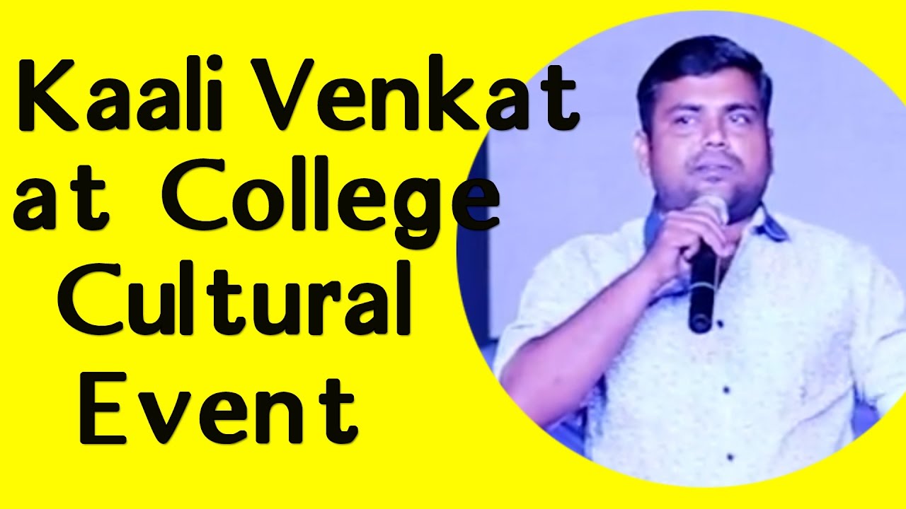 Kaali Venkat at MIT College Cultural Event