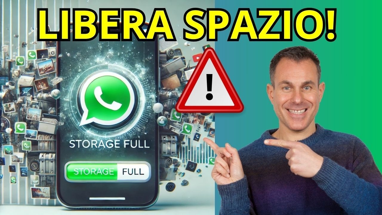 Come LIBERARE SPAZIO su WhatsApp! (e vuotare la memoria sul telefono)