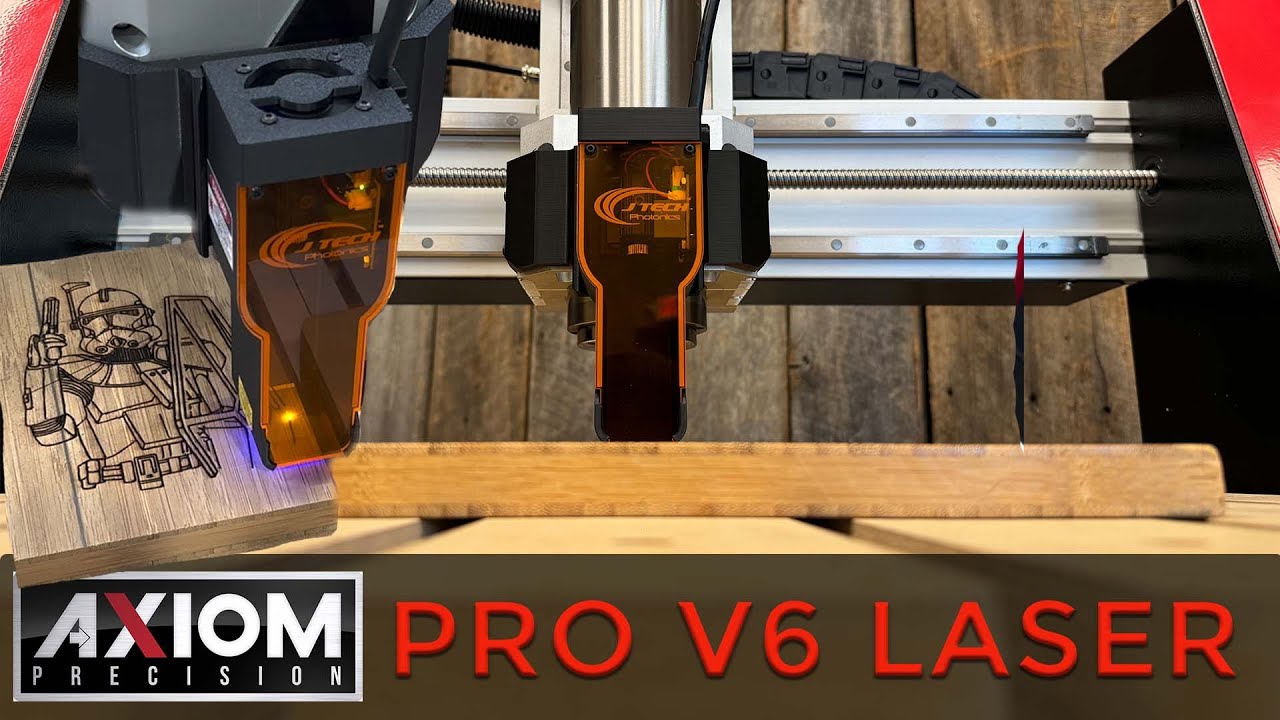 NEW!! Pro V6 Laser Kit accessory. (Plug and Play) Axiom CNC (ALK41)