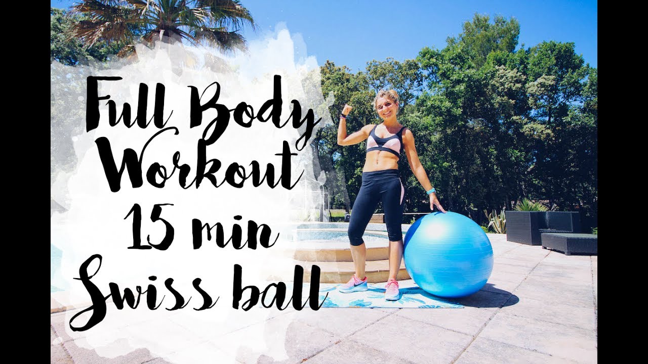 15min Full Body Workout avec Swiss Ball💪