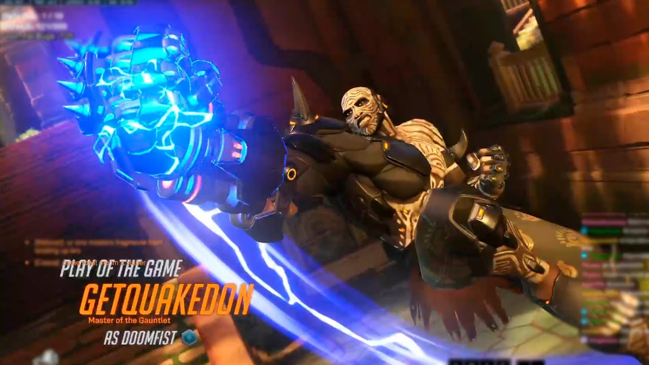 GETQUAKEDON DOOMFIST MAIN - POTG! OVERWATCH 2 SEASON 10 TOP 500