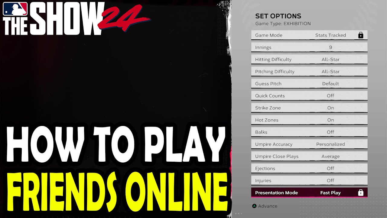 How to Play with Friends Online in MLB the Show 24