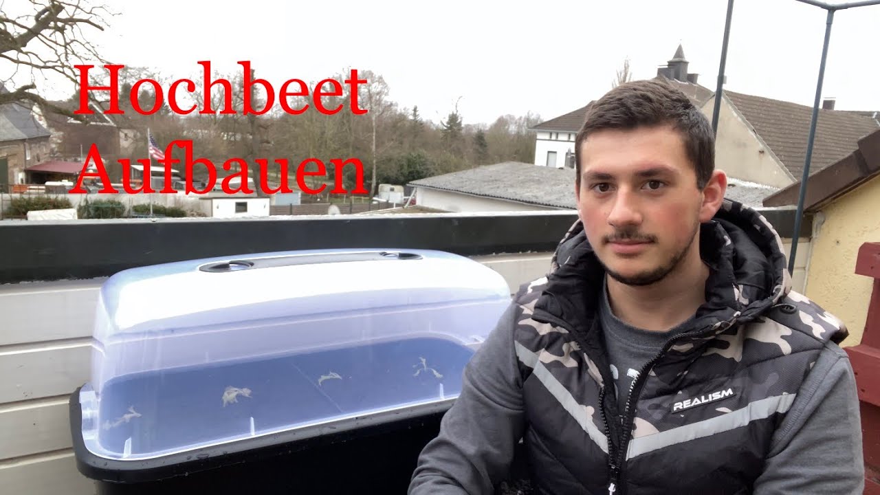 Hochbeet aufbauen, befüllen , bepflanzen.