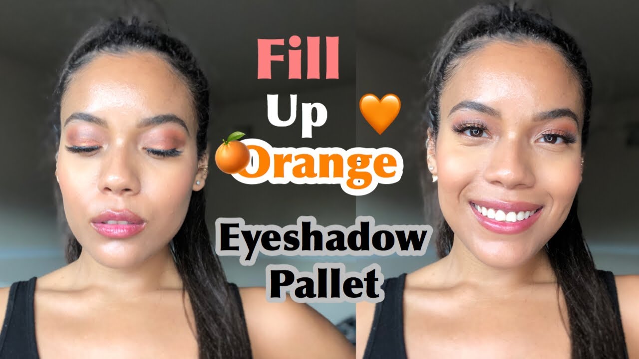 Touch In Sol Fill Up Orange Eyeshadow Look| 🍊range Eyeshadow Softglam