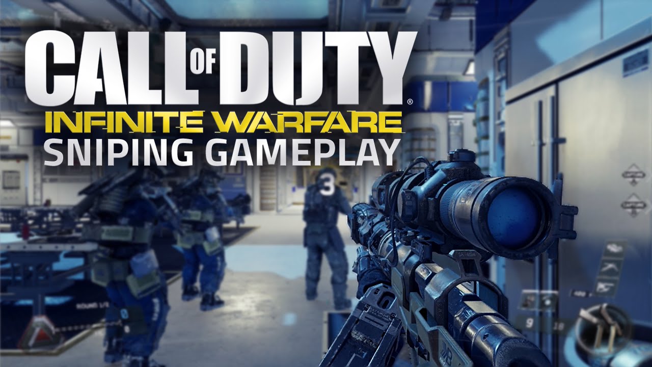 Call of Duty: Infinite Warfare Sniper/Sniping Multiplayer Gameplay w/ Quad Feed! (COD IW Sniping)