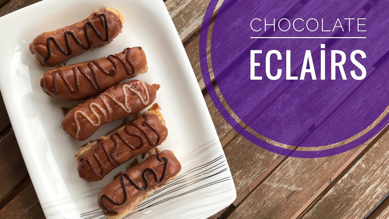 Best Chocolate Eclairs Recipe (Homemade Eclairs Recipe) - My kitchen Yemek Tarifleri