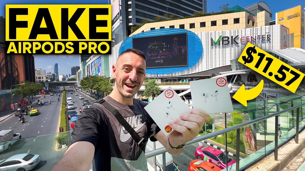 How bad can they be?! Fake AirPod's from MBK Shopping Mall in Bangkok