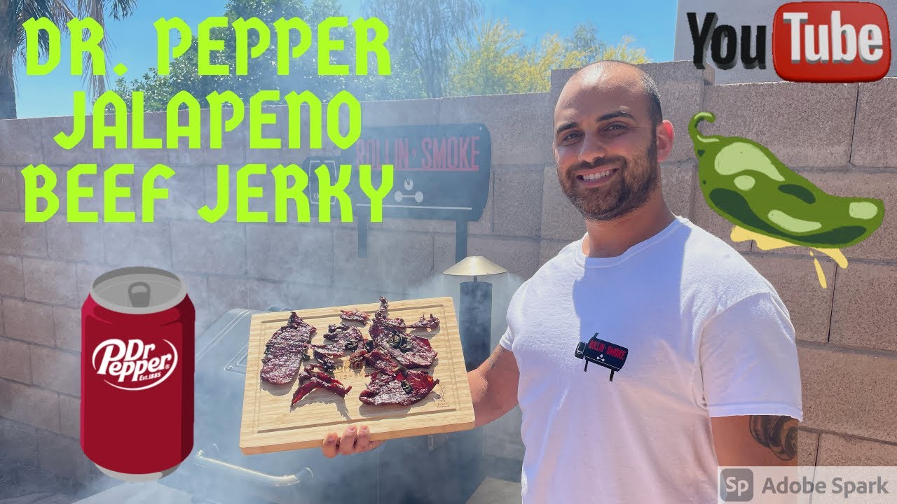 GREEN MOUNTAIN GRILL SMOKED DR. PEPPER JALAPEÑO BEEF JERKY