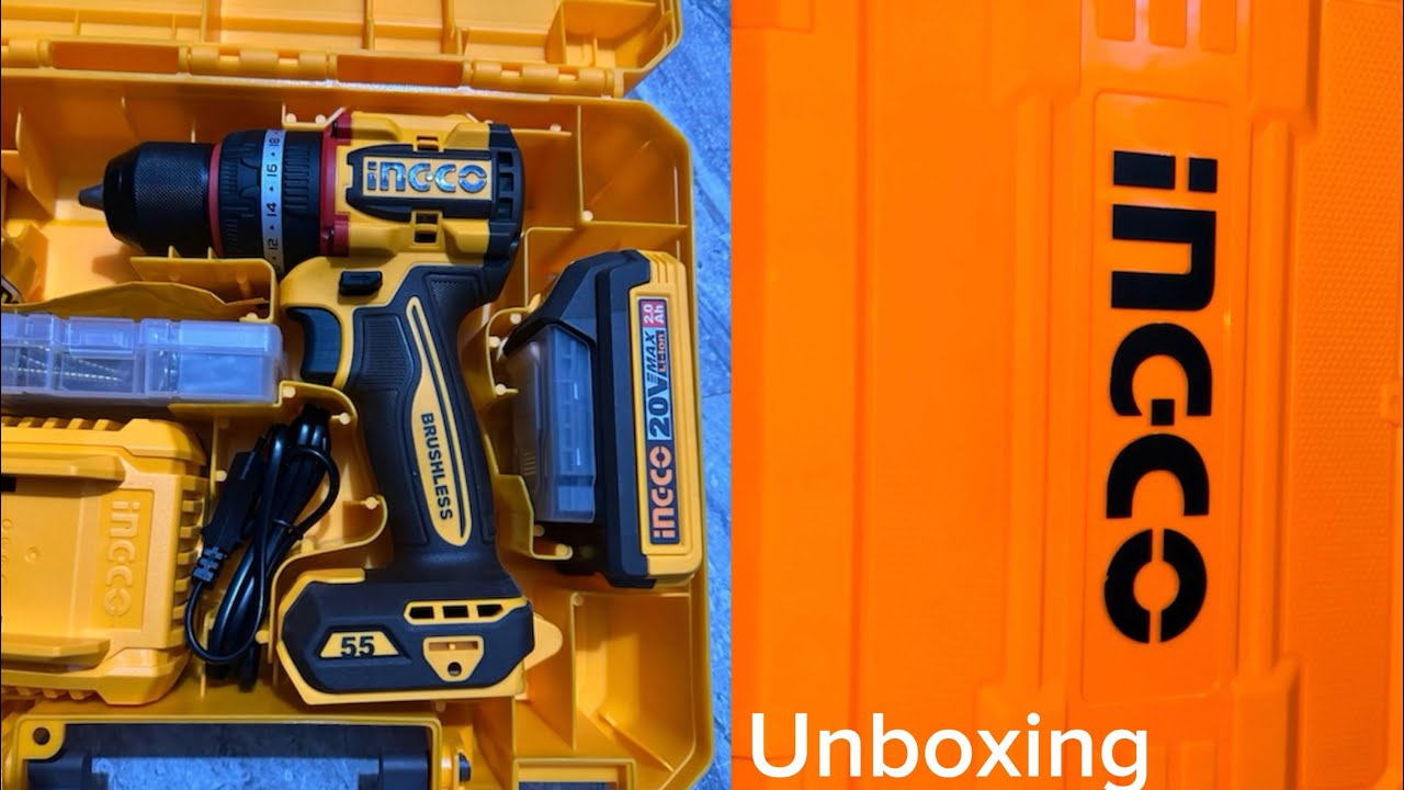Ingco cordless drill machine unboxing #tamil  #cordless