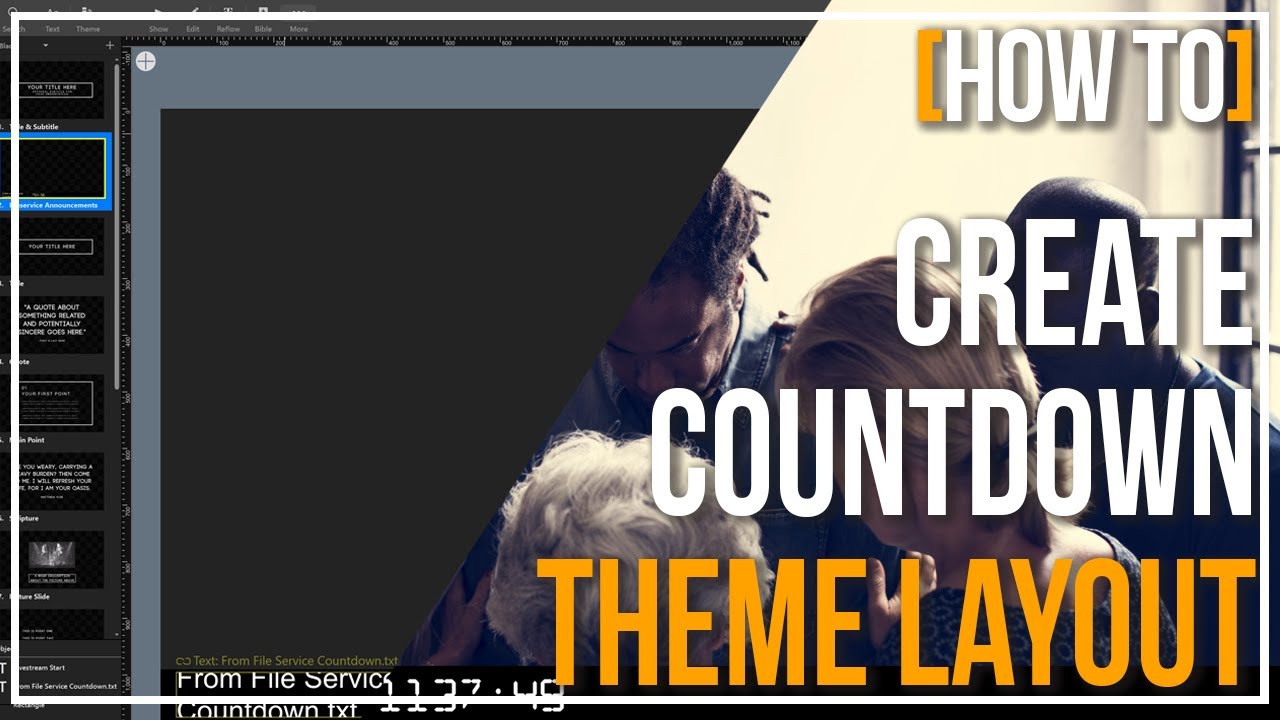 How to Make A Countdown Theme in Propresenter 7