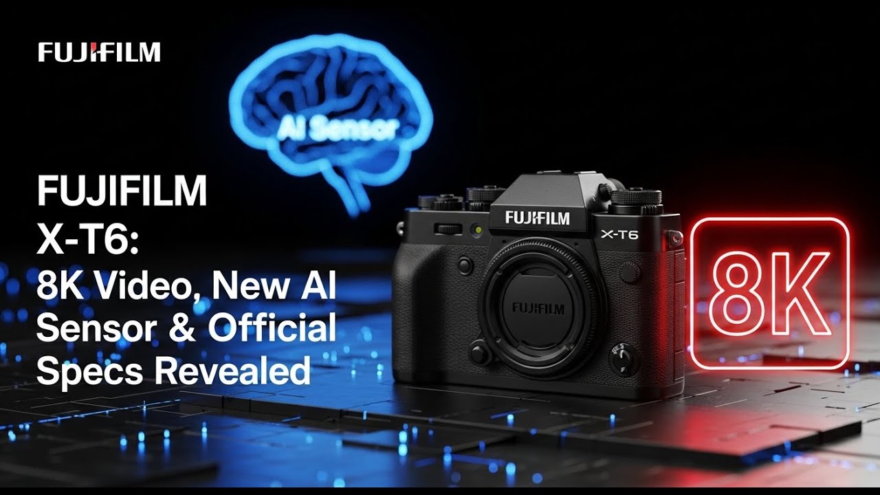 Fujifilm X-T6 LEAKED: 8K Video, New AI Sensor & Official Specs Revealed!