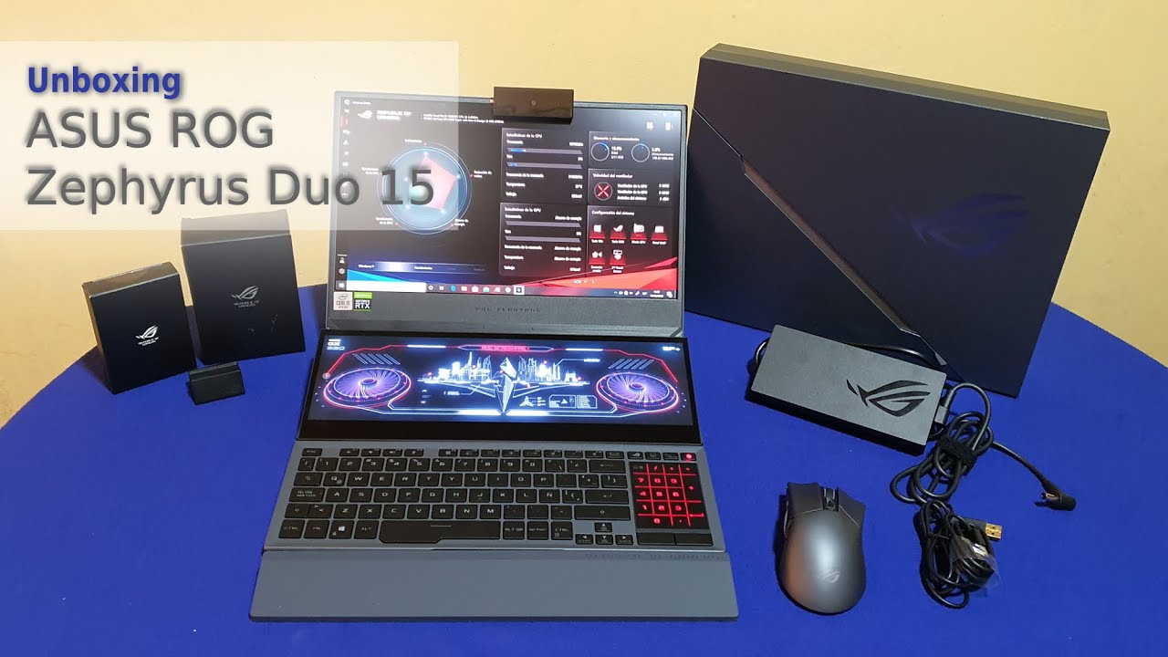 Unboxing de la ASUS ROG Zephyrus Duo 15 (GX550)