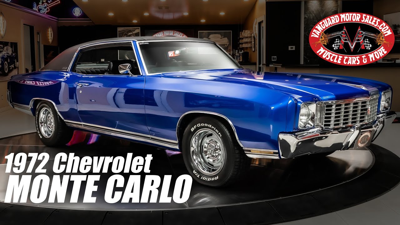 Продается Chevrolet Monte Carlo 1972 года выпуска, Vanguard Motor Sales, № 1561.