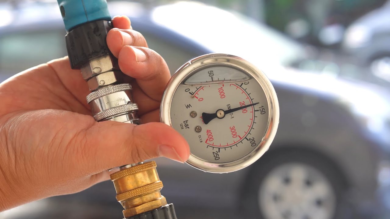 Test maksimal tekanan Jet Cleaner Annovi Reverberi 2hp 120bar