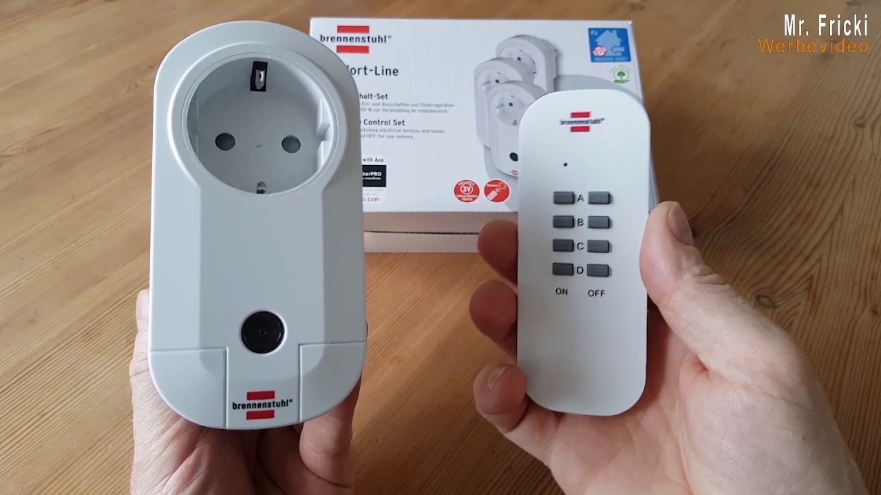 Funksteckdose richtig einstellen Brennenstuhl + UNBOXING