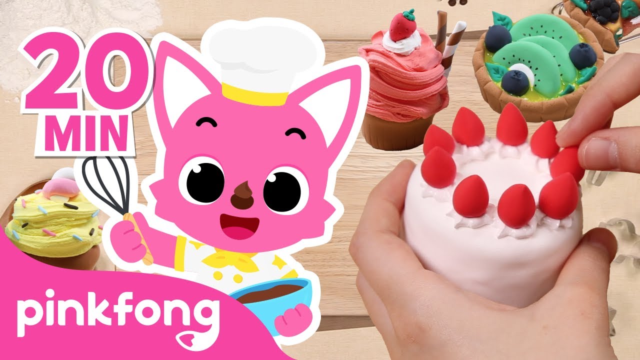 Let's Make Dessert with Pinkfong 🎂 | +Compilation | Clay Bakery | Pinkfong Clay Time