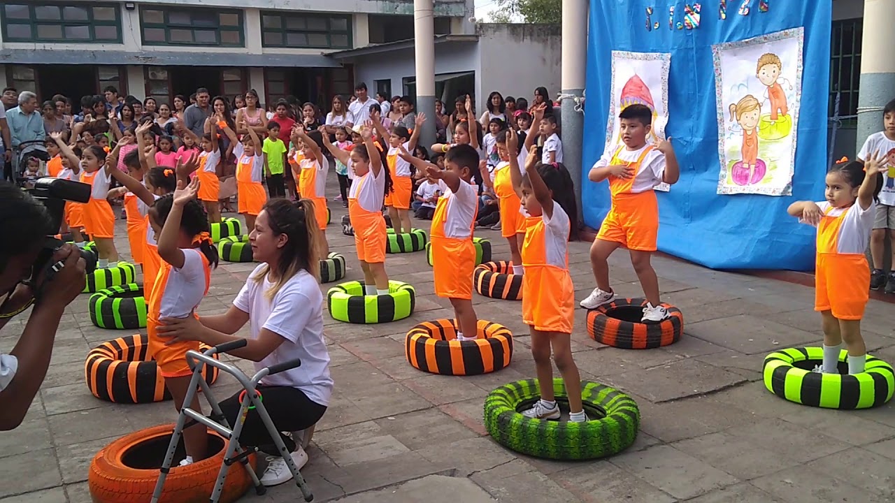 Muestra de educacion física nivel inicial cuyaya jujuy