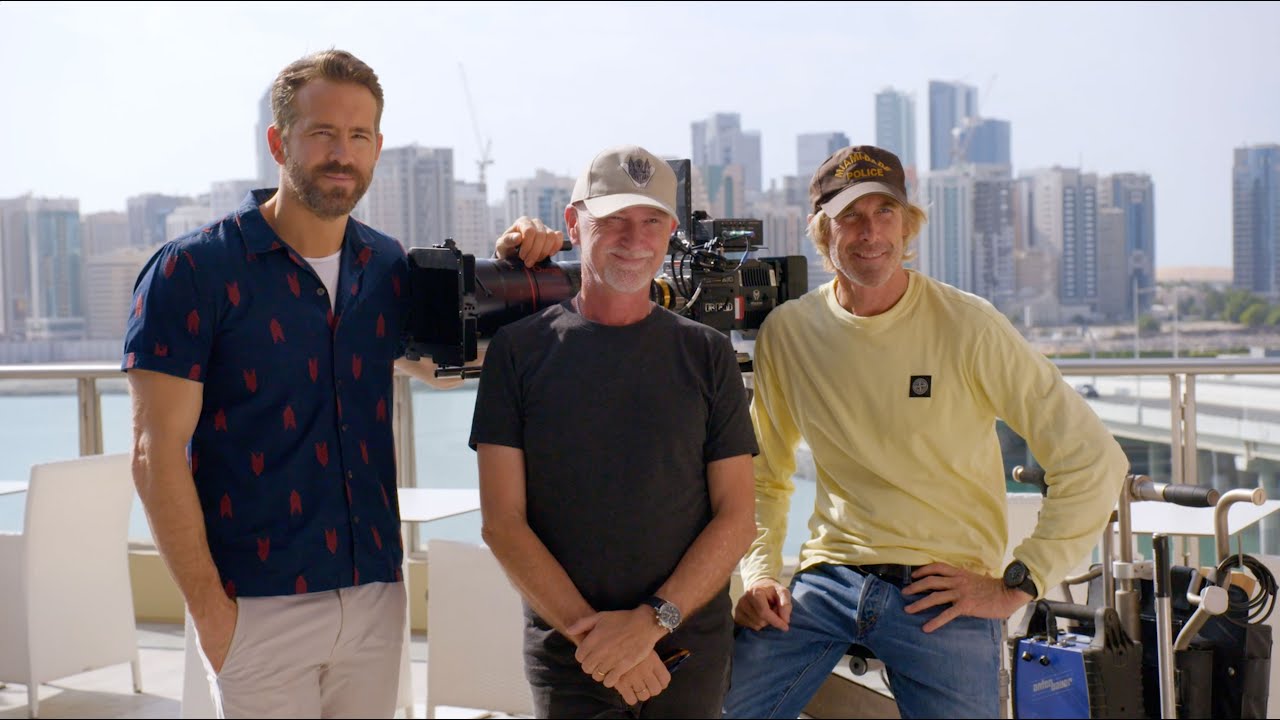 Exclusive behind the scenes with Ryan Reynolds and Michael Bay of ‘6 Underground’ in Abu Dhabi